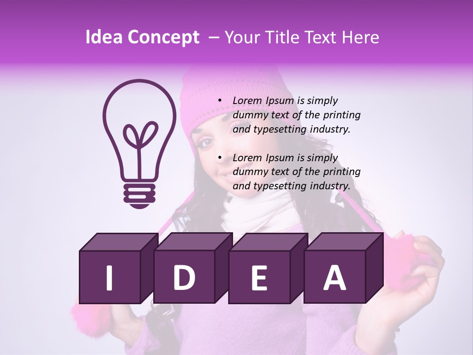 Wear Fun Smile PowerPoint Template