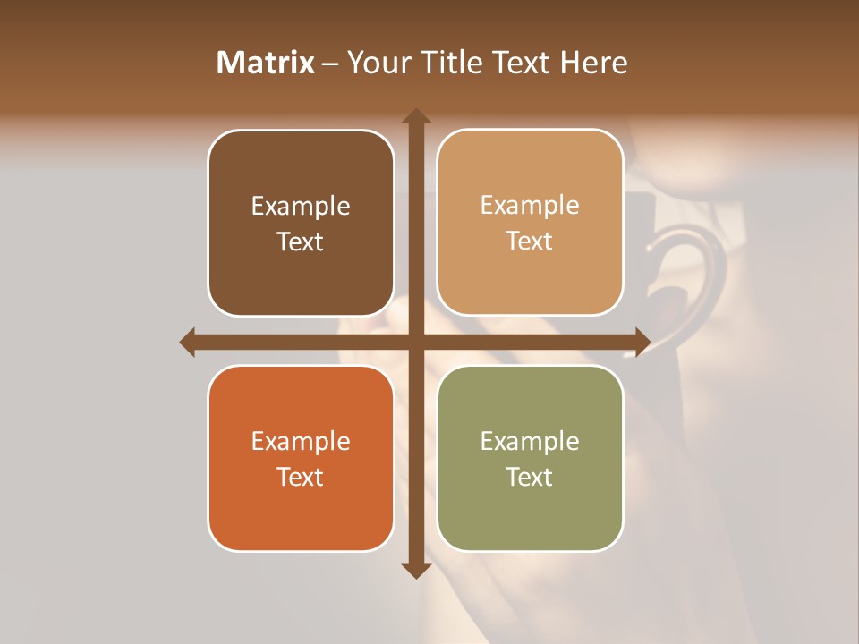 Cup Sensual Closeup PowerPoint Template