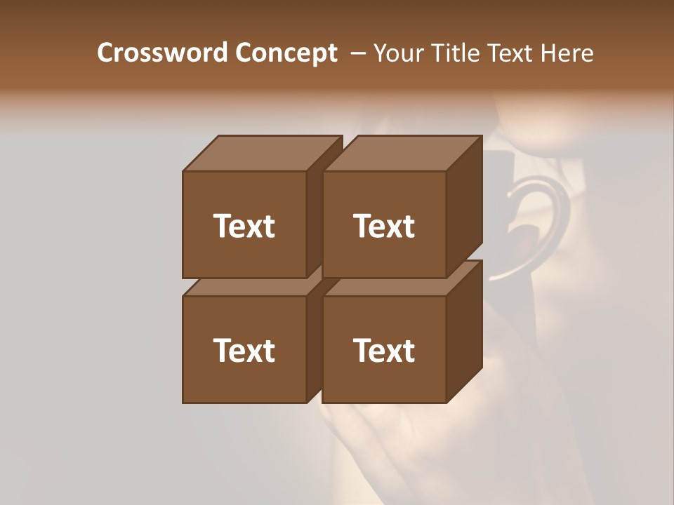 Cup Sensual Closeup PowerPoint Template