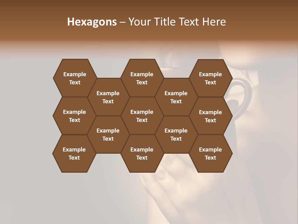 Cup Sensual Closeup PowerPoint Template