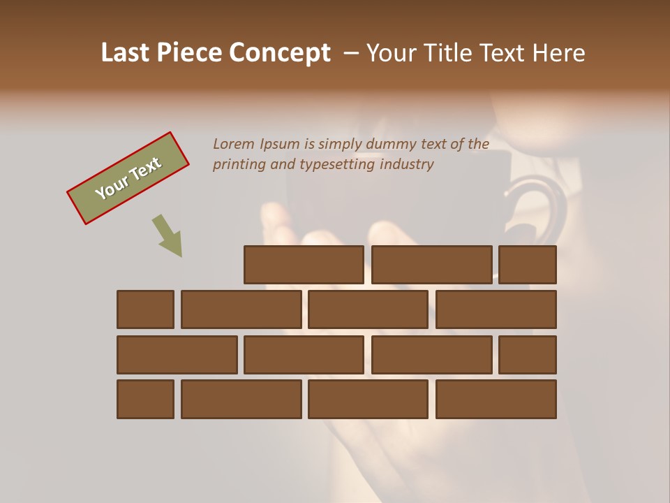 Cup Sensual Closeup PowerPoint Template