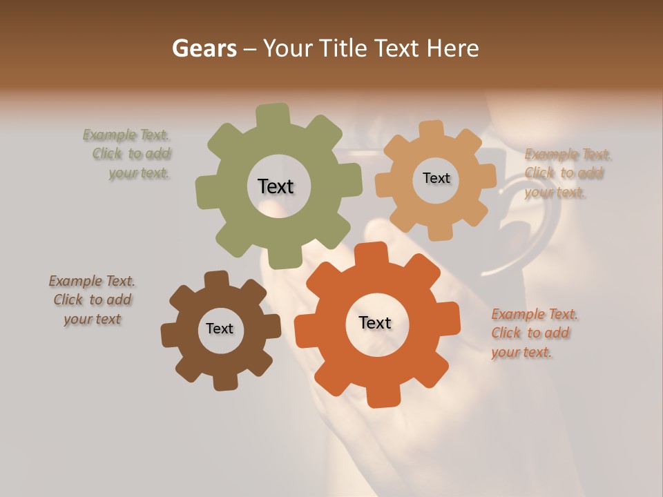 Cup Sensual Closeup PowerPoint Template