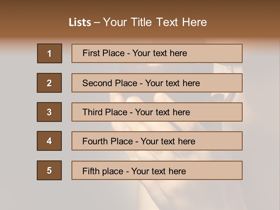 Cup Sensual Closeup PowerPoint Template