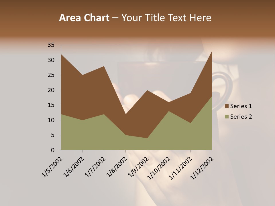 Cup Sensual Closeup PowerPoint Template