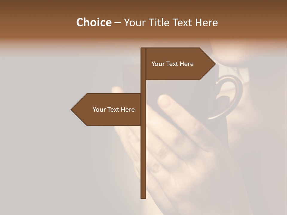 Cup Sensual Closeup PowerPoint Template