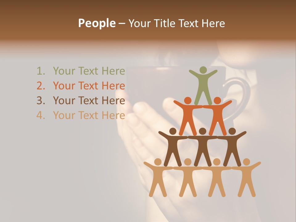 Cup Sensual Closeup PowerPoint Template