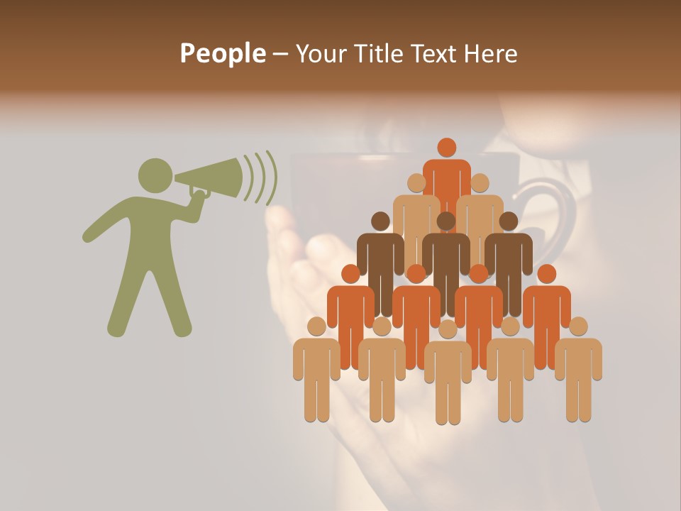 Cup Sensual Closeup PowerPoint Template