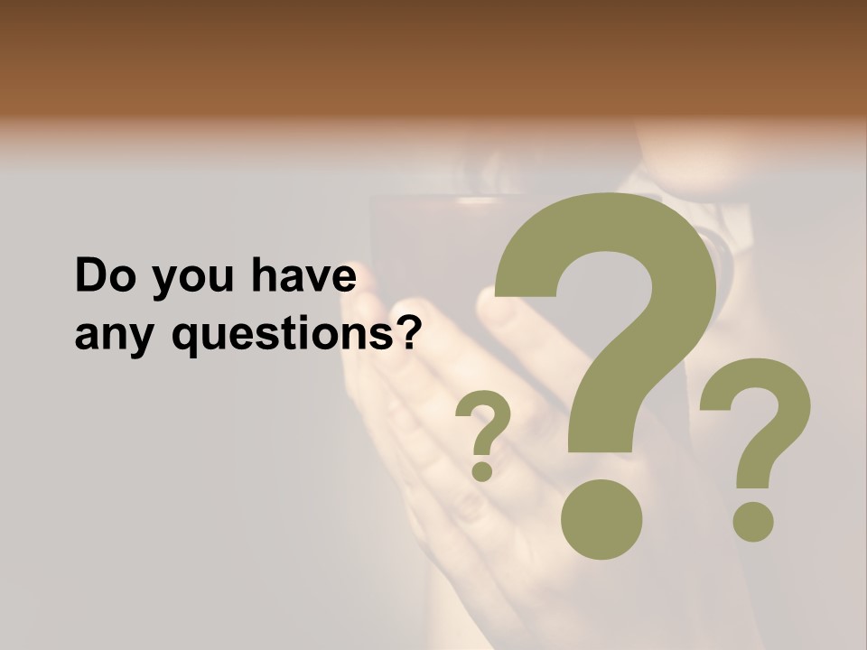 Cup Sensual Closeup PowerPoint Template