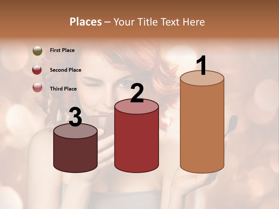 Close Portrait Beauty PowerPoint Template