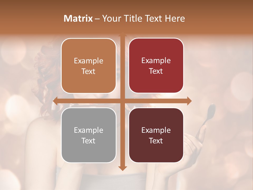 Close Portrait Beauty PowerPoint Template