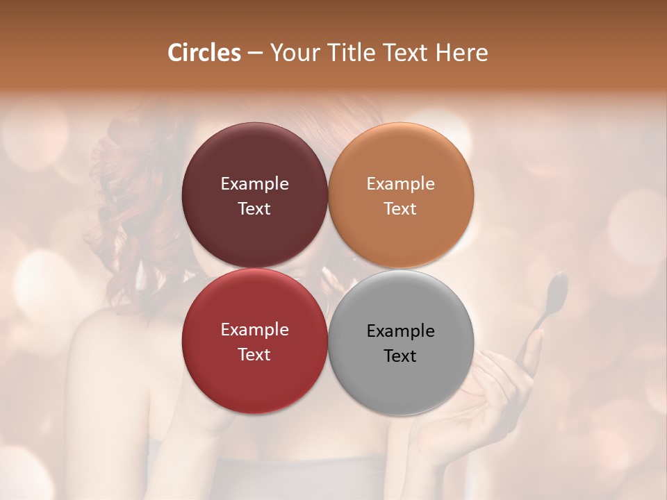 Close Portrait Beauty PowerPoint Template