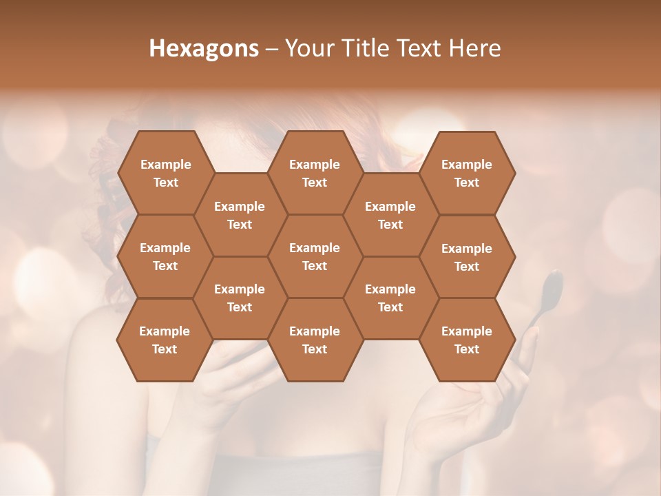 Close Portrait Beauty PowerPoint Template