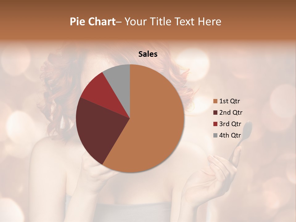 Close Portrait Beauty PowerPoint Template