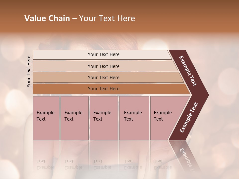 Close Portrait Beauty PowerPoint Template