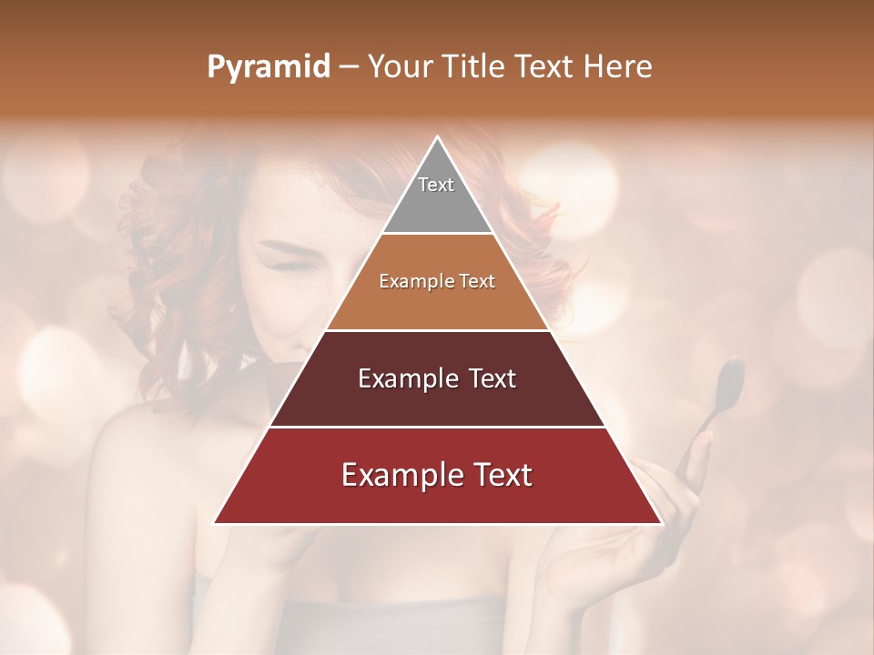 Close Portrait Beauty PowerPoint Template