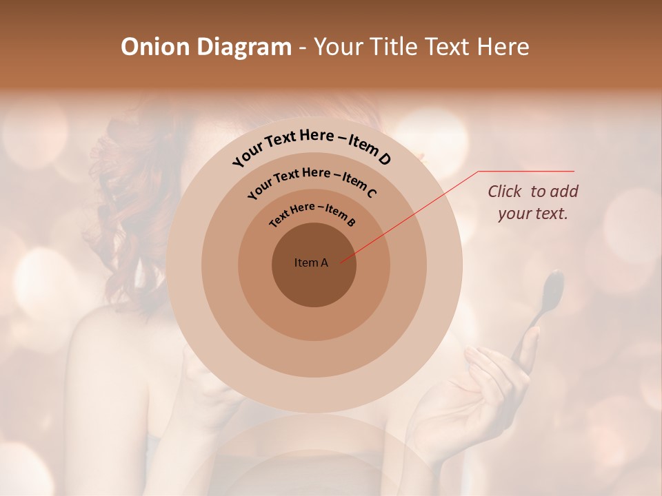 Close Portrait Beauty PowerPoint Template