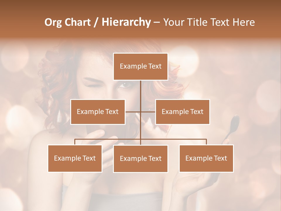 Close Portrait Beauty PowerPoint Template