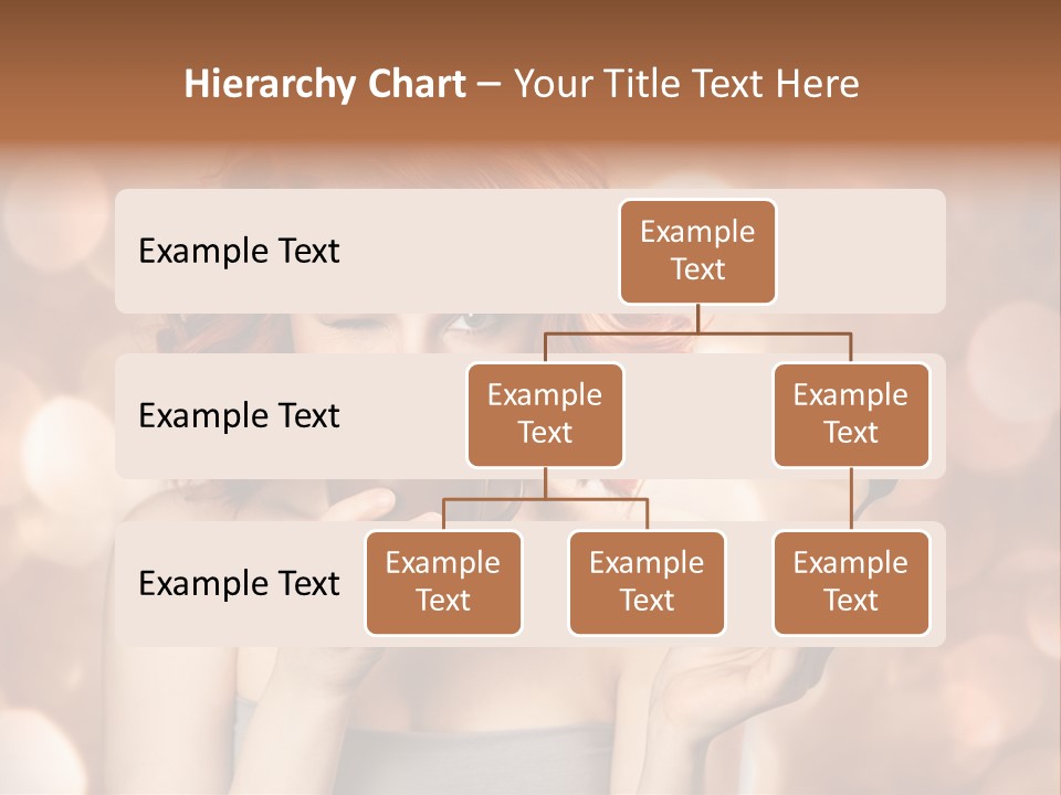 Close Portrait Beauty PowerPoint Template