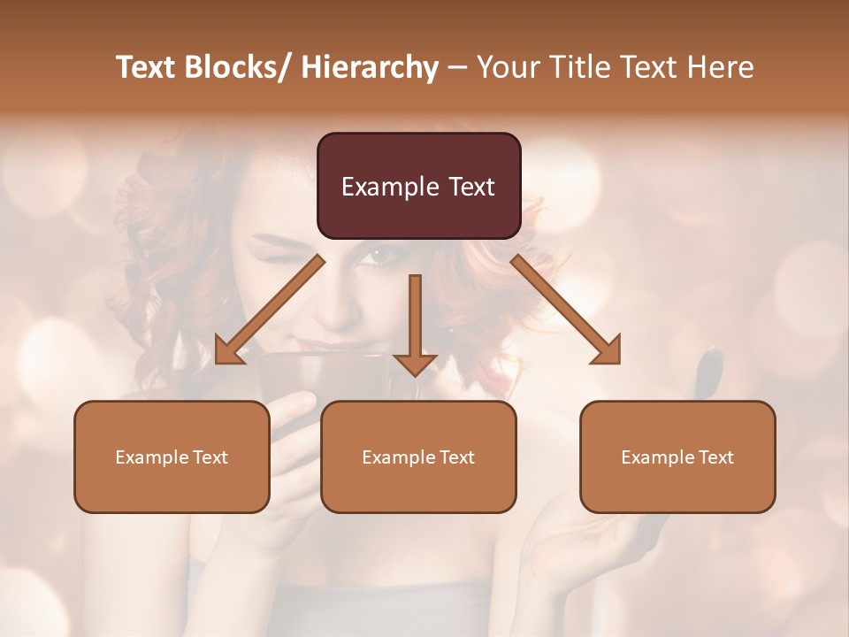 Close Portrait Beauty PowerPoint Template