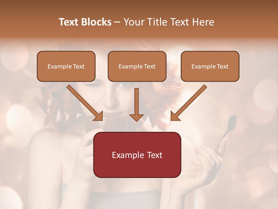 Close Portrait Beauty PowerPoint Template