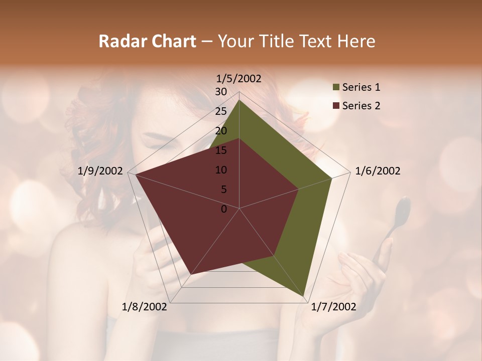 Close Portrait Beauty PowerPoint Template