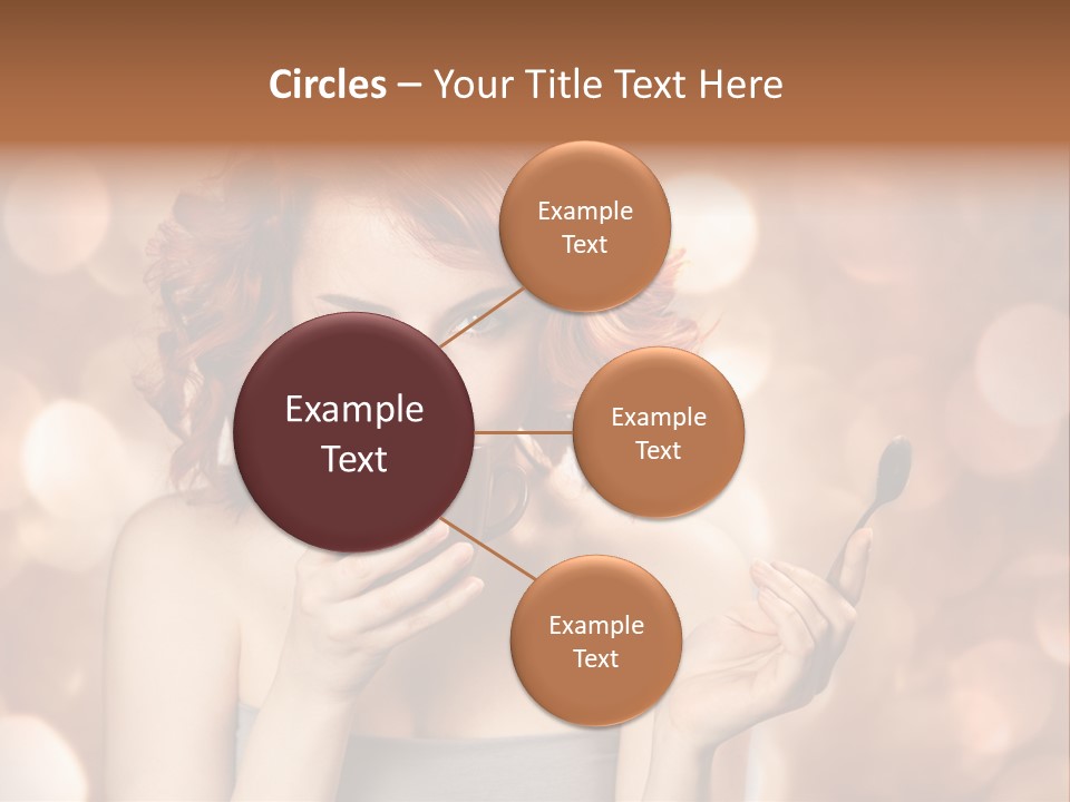 Close Portrait Beauty PowerPoint Template