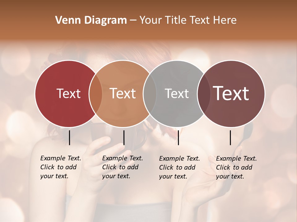 Close Portrait Beauty PowerPoint Template