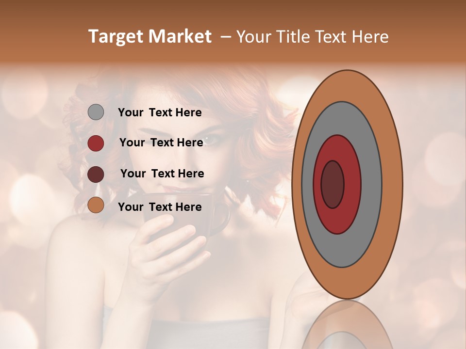 Close Portrait Beauty PowerPoint Template