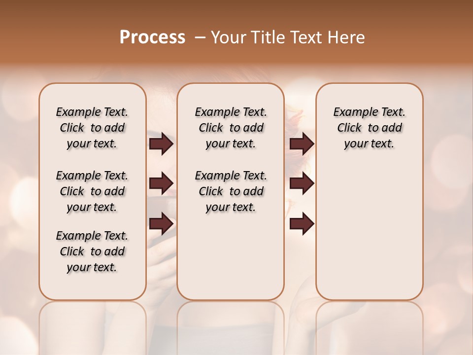 Close Portrait Beauty PowerPoint Template