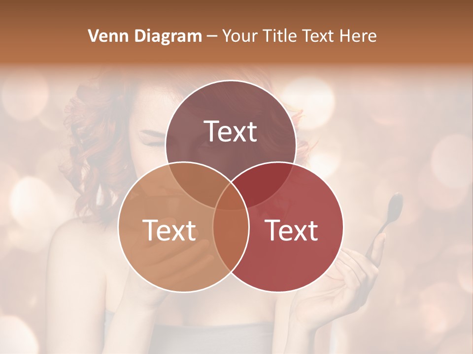 Close Portrait Beauty PowerPoint Template