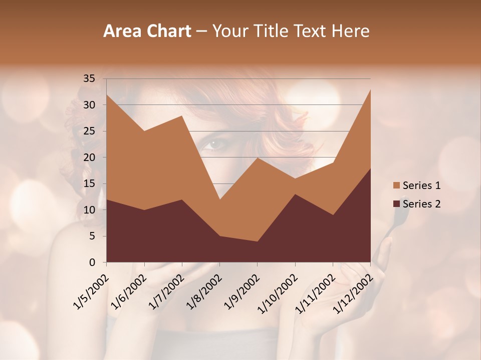 Close Portrait Beauty PowerPoint Template