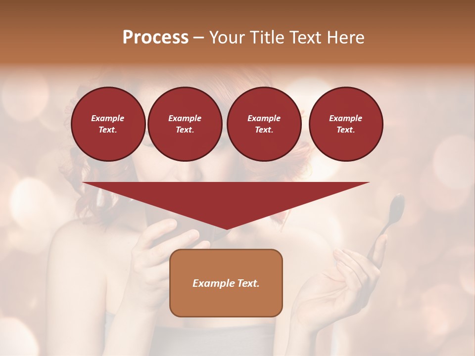 Close Portrait Beauty PowerPoint Template