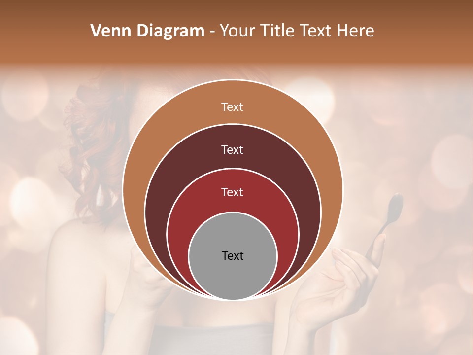 Close Portrait Beauty PowerPoint Template