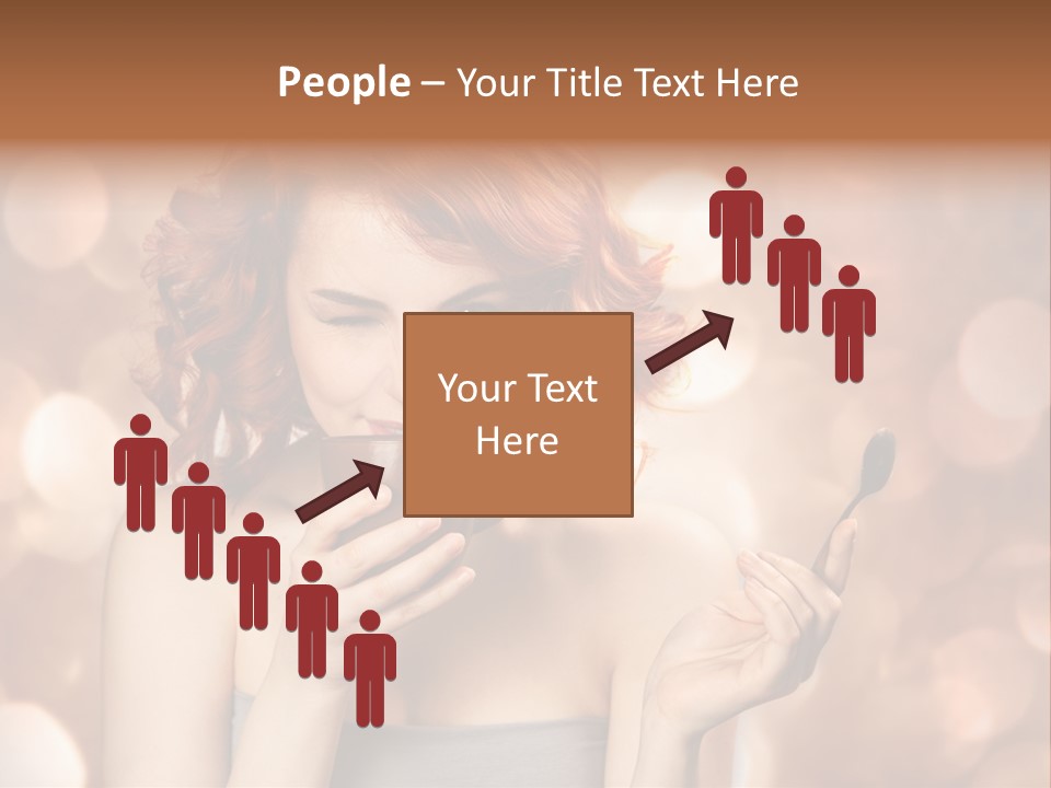 Close Portrait Beauty PowerPoint Template