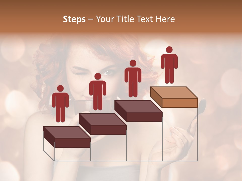 Close Portrait Beauty PowerPoint Template