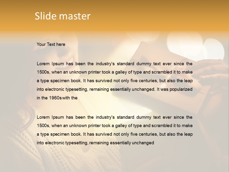 Beautiful Female Fairy PowerPoint Template