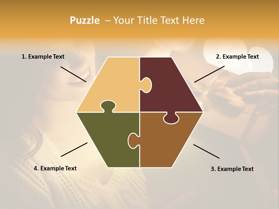 Beautiful Female Fairy PowerPoint Template