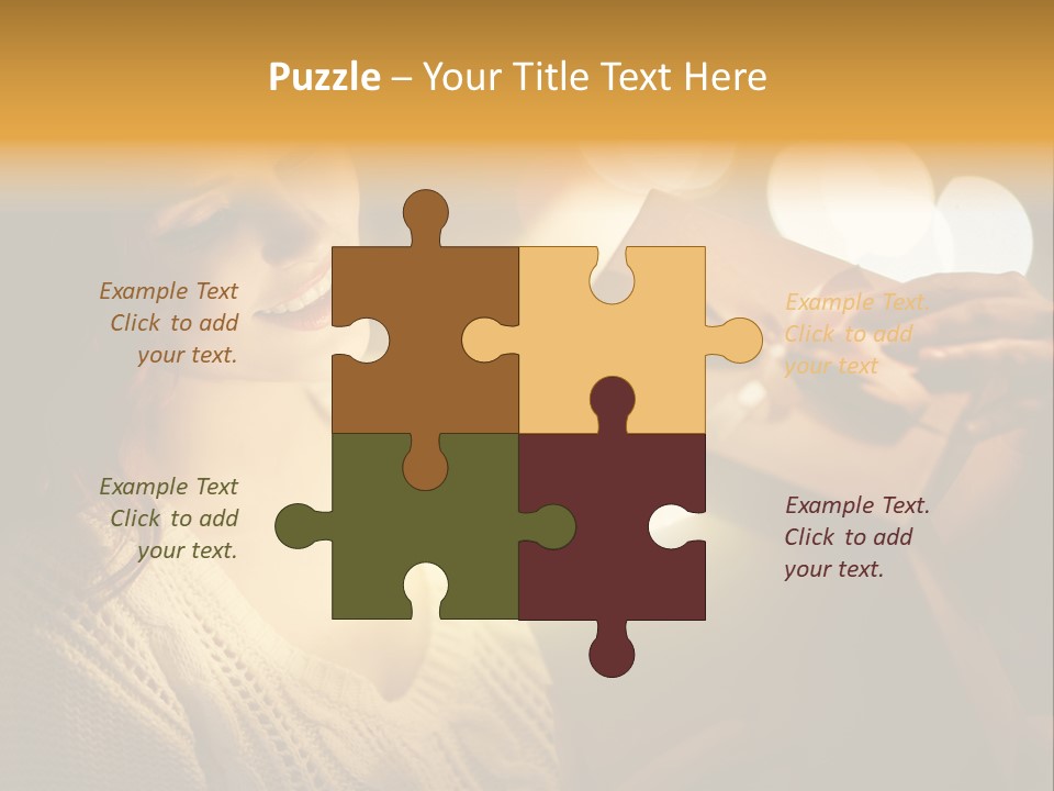 Beautiful Female Fairy PowerPoint Template