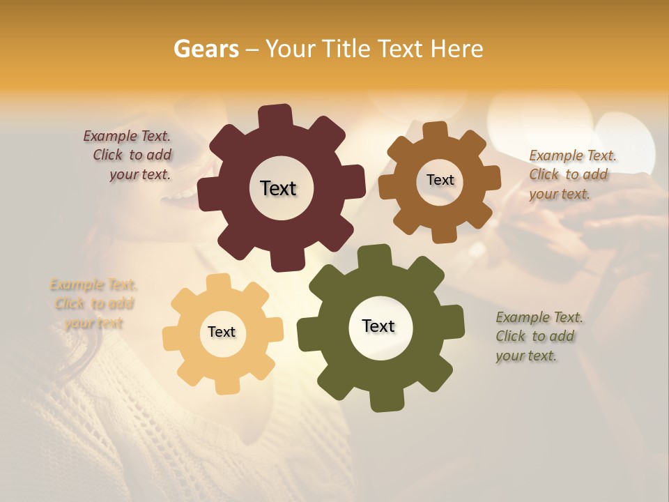 Beautiful Female Fairy PowerPoint Template