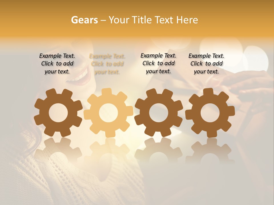 Beautiful Female Fairy PowerPoint Template