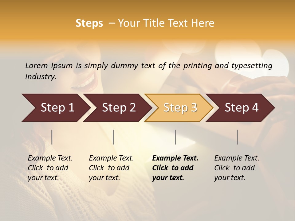 Beautiful Female Fairy PowerPoint Template