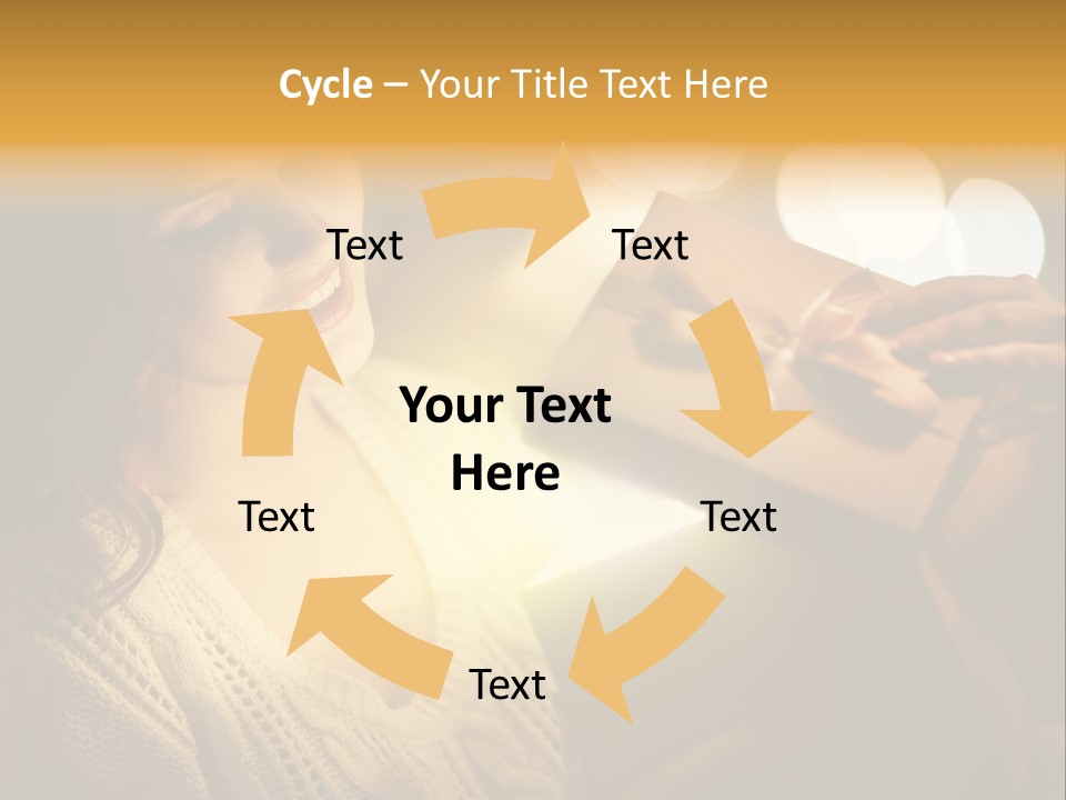 Beautiful Female Fairy PowerPoint Template