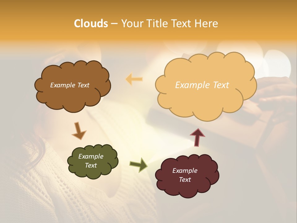 Beautiful Female Fairy PowerPoint Template