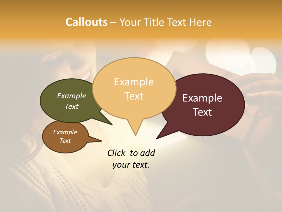 Beautiful Female Fairy PowerPoint Template