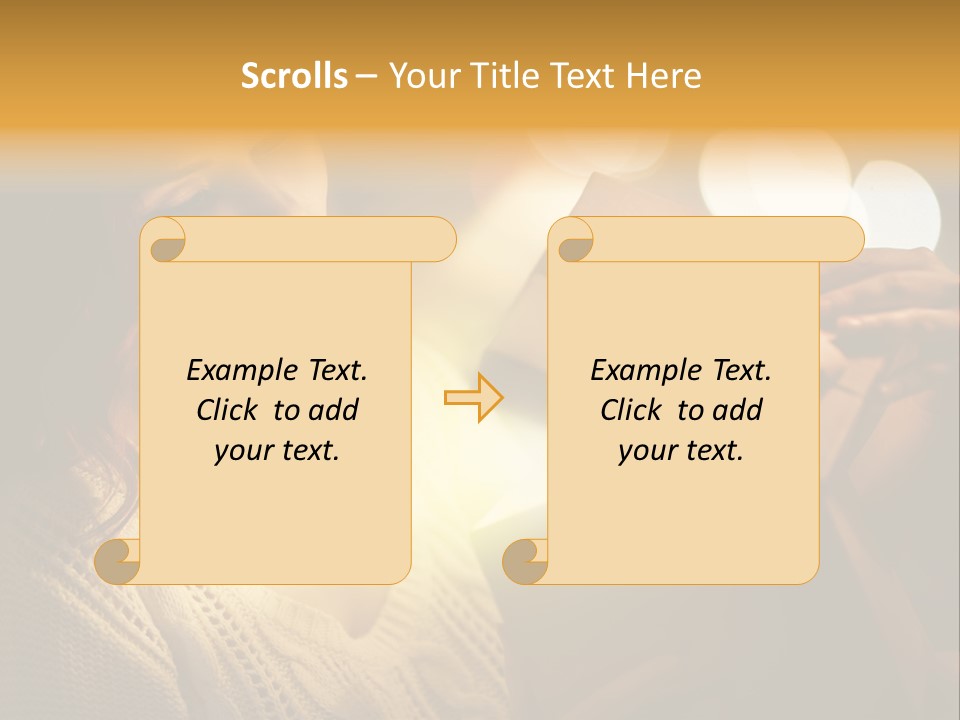 Beautiful Female Fairy PowerPoint Template