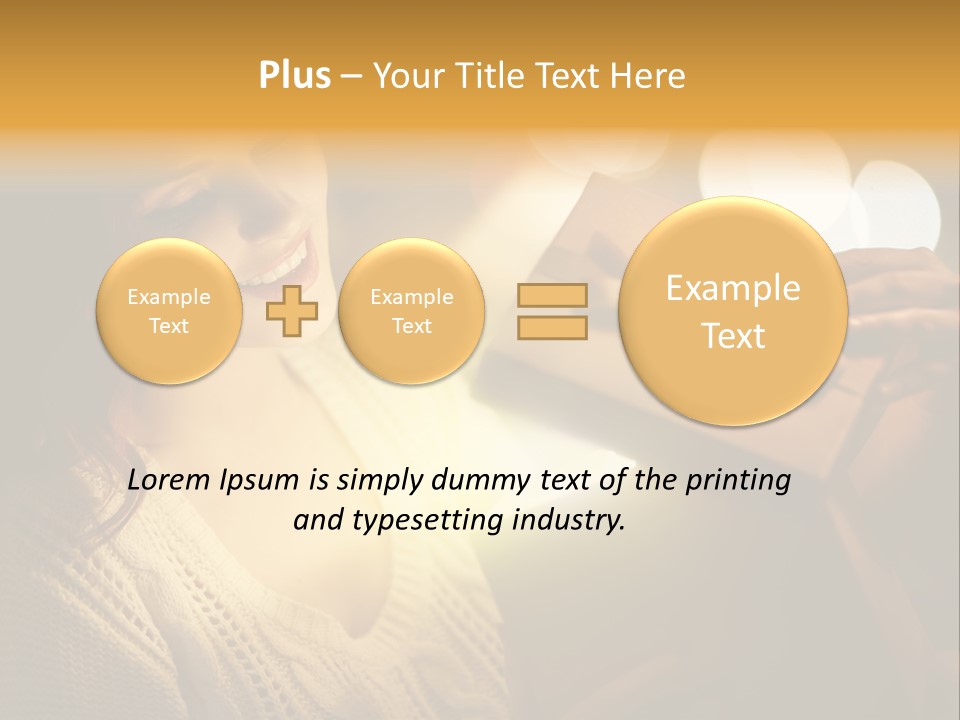 Beautiful Female Fairy PowerPoint Template