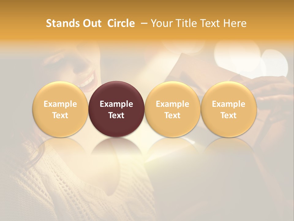 Beautiful Female Fairy PowerPoint Template