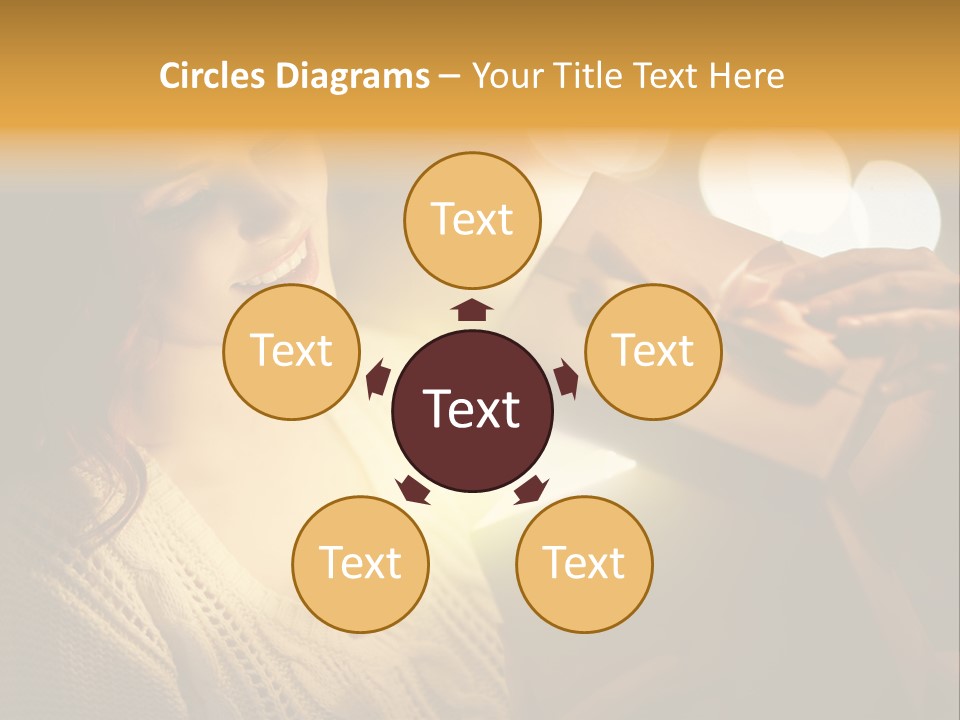 Beautiful Female Fairy PowerPoint Template