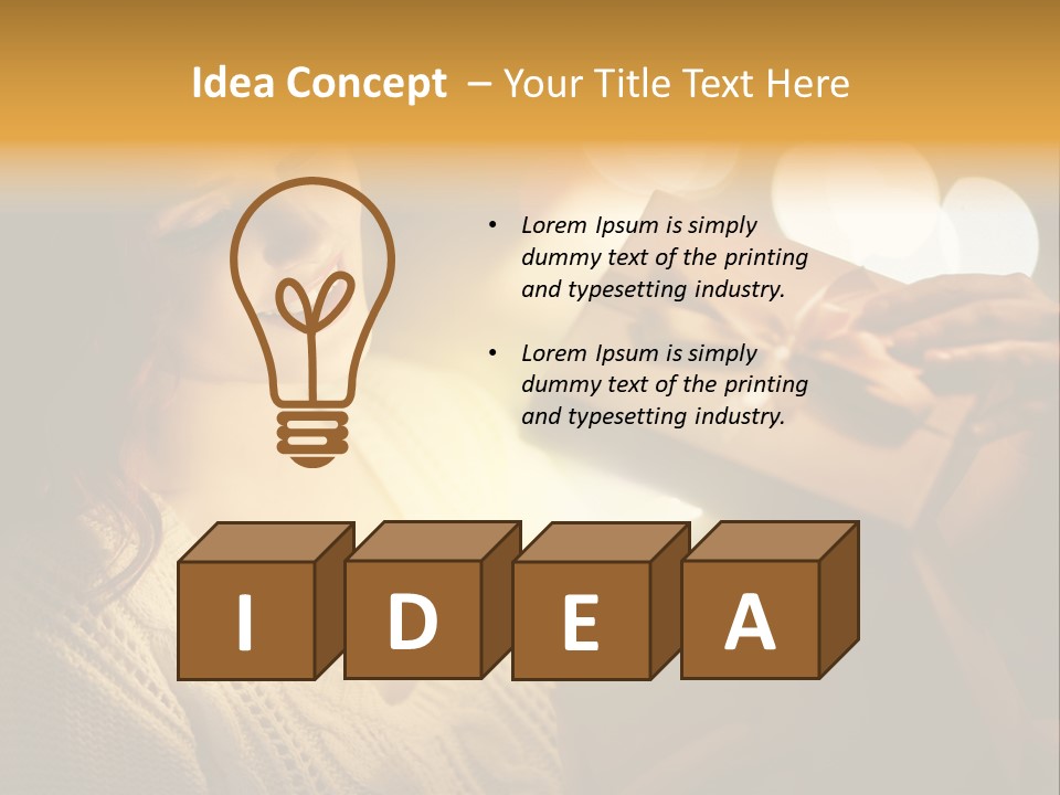 Beautiful Female Fairy PowerPoint Template