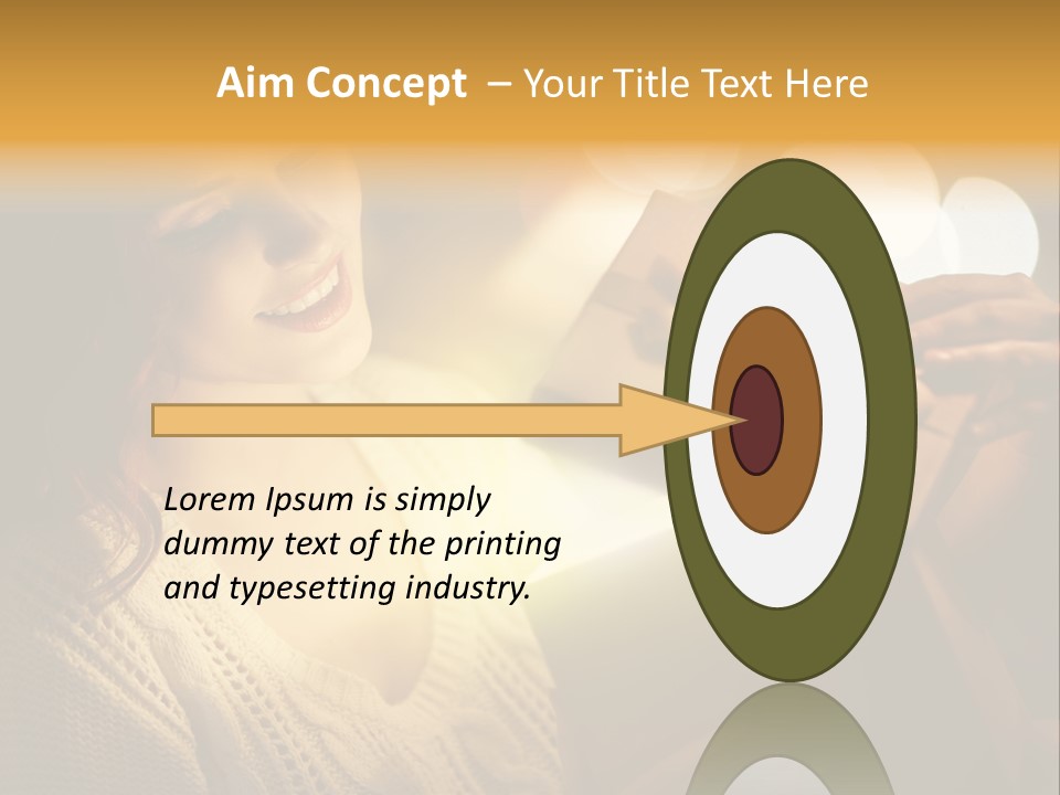 Beautiful Female Fairy PowerPoint Template